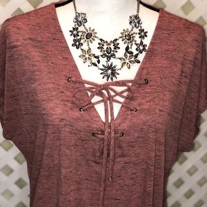 Rose colored top Sz. M Junior’s